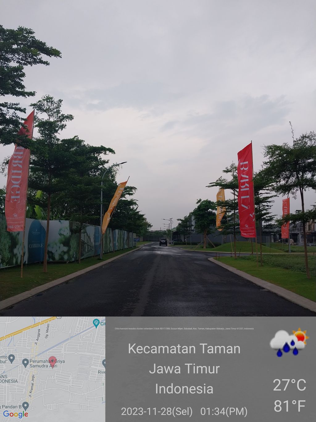 foto gerbang perumahan CITRAHARMONI - CLUSTER CAMBRIDGE