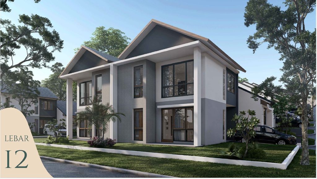 foto tampak rumah tipe 110/206 perumahan ISTANA REGENCY JATINANGOR