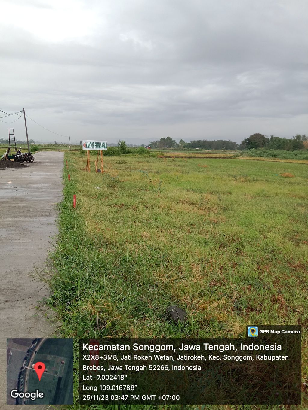 foto posisi tengah perumahan Griya Permata Sejahtera