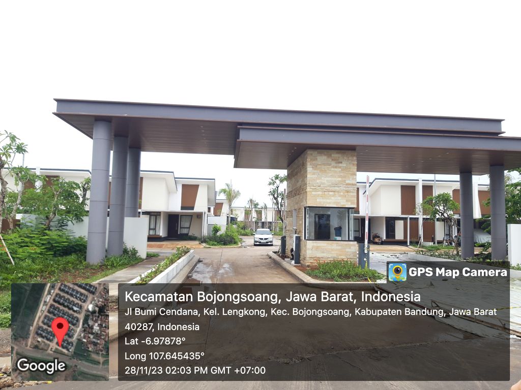 foto gerbang perumahan Podomoro Park Bandung (Padmagriya)