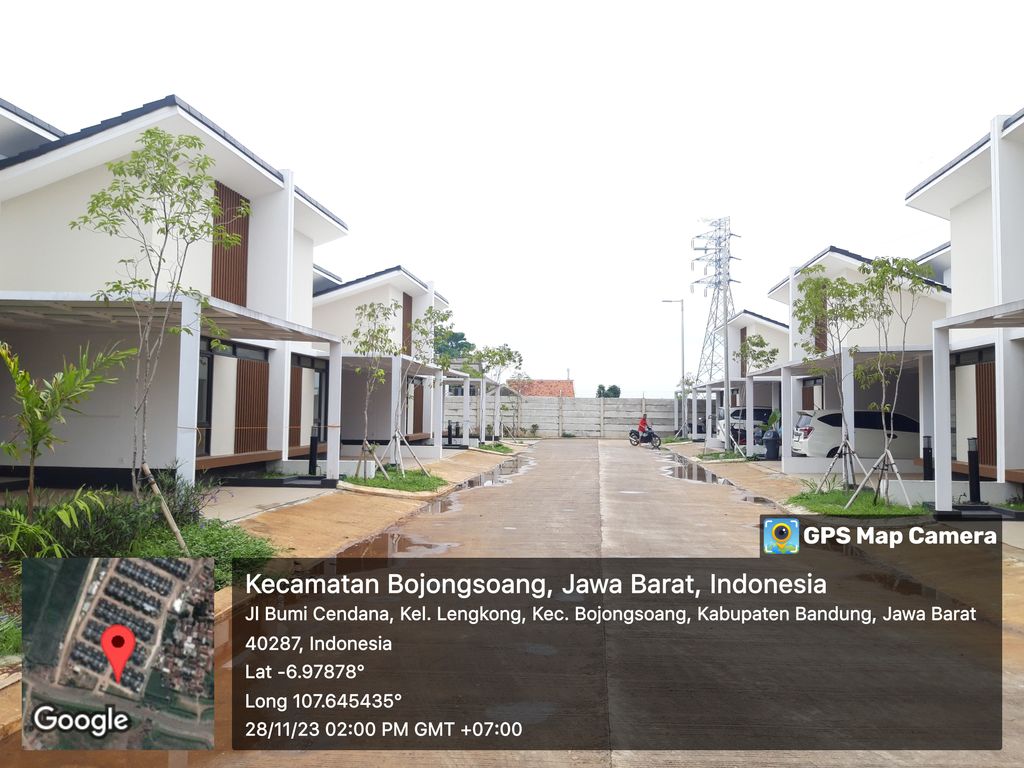 foto posisi tengah perumahan Podomoro Park Bandung (Padmagriya)
