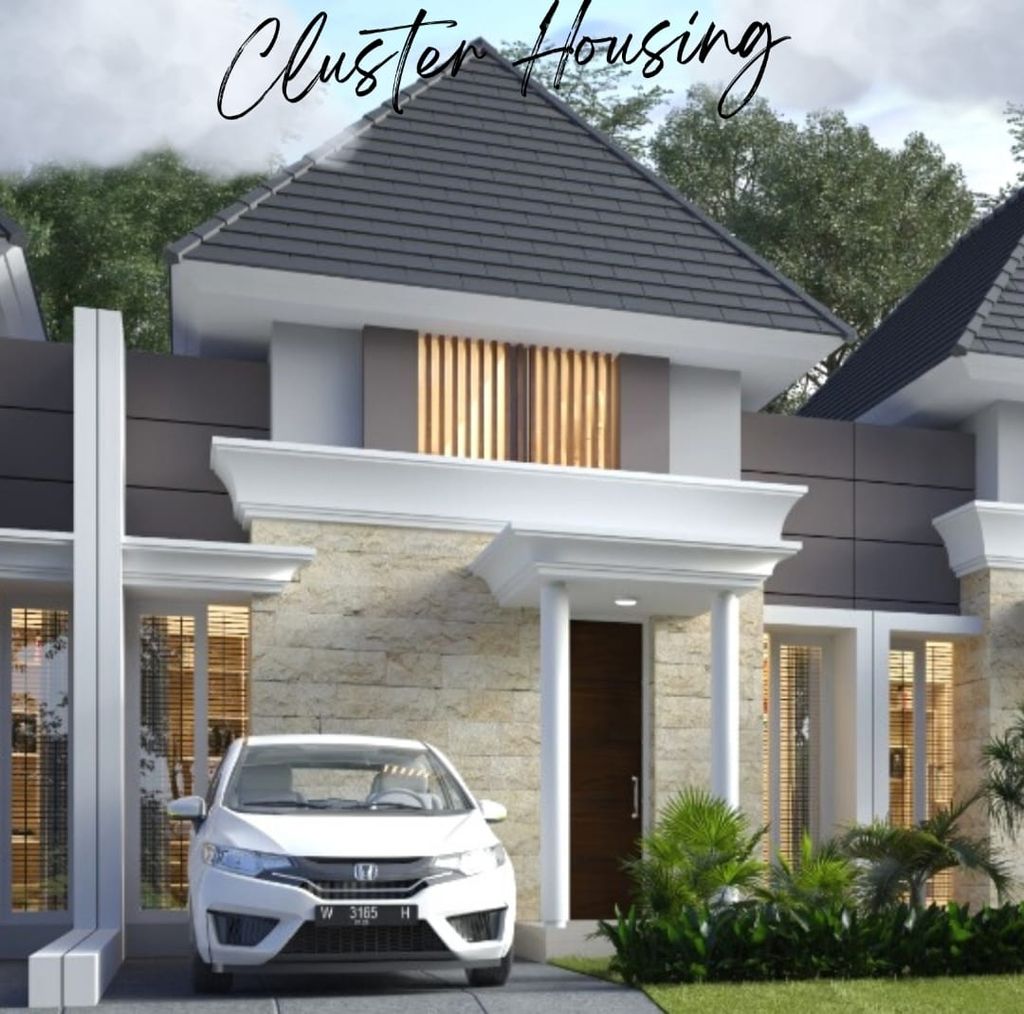 foto tampak rumah tipe 36/72 perumahan GRAND BANGSAL RESIDENCE TAHAP 2
