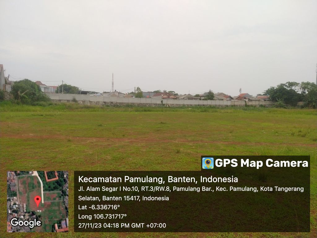 foto posisi tengah perumahan Gria Jakarta 2 Tahap 2