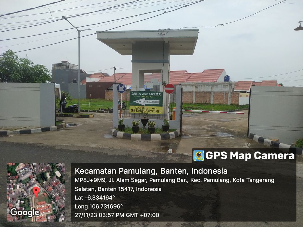foto gerbang perumahan Gria Jakarta 2 Tahap 2