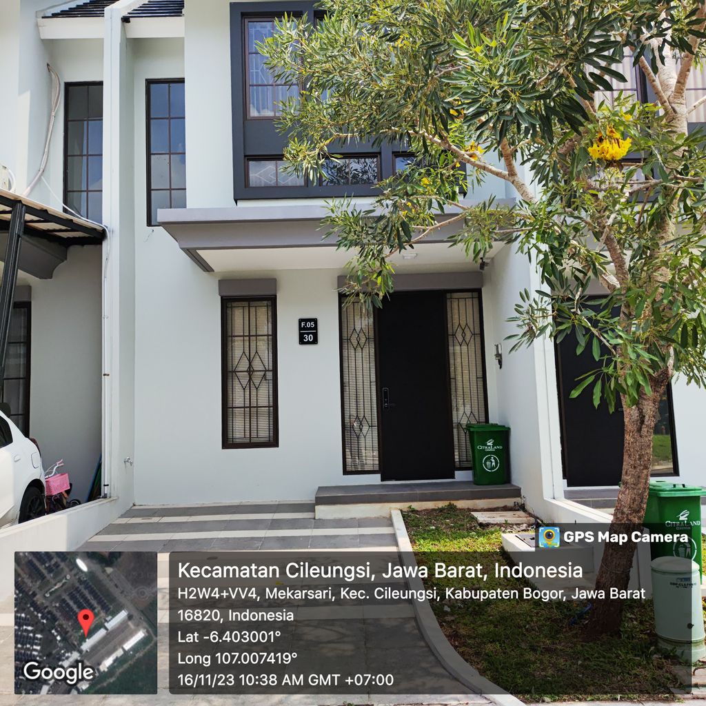 foto contoh rumah perumahan Citra Land Cibubur
