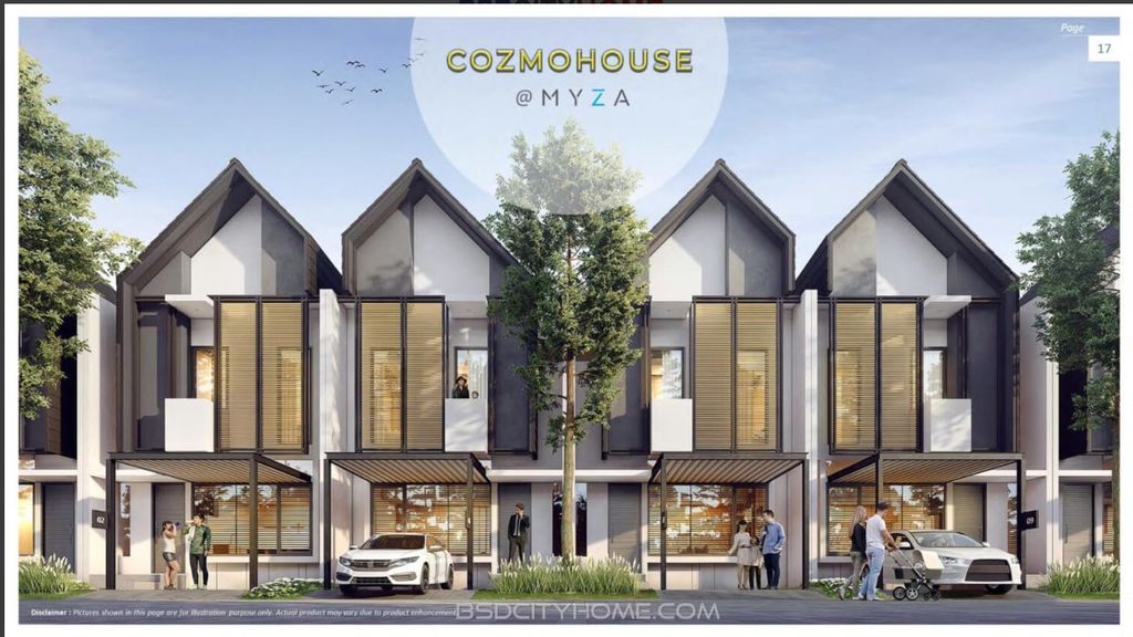 foto tampak rumah tipe 73/60 E 8-5 perumahan MYZA