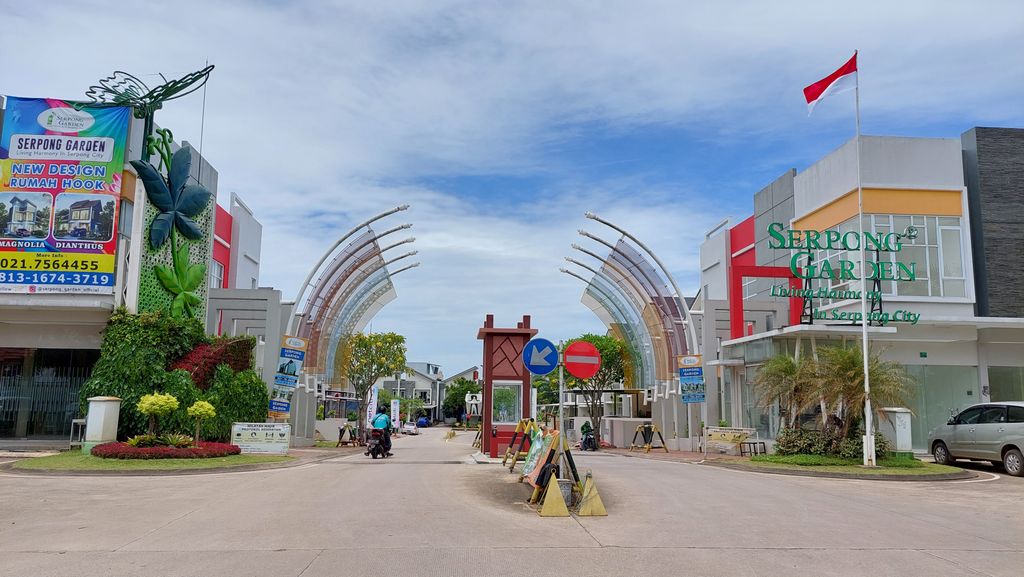 foto gerbang perumahan SERPONG GARDEN 2 EXTENSION