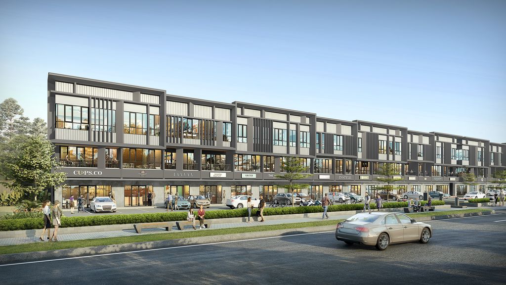 foto tampak rumah tipe Standard perumahan Greenwich Business Park