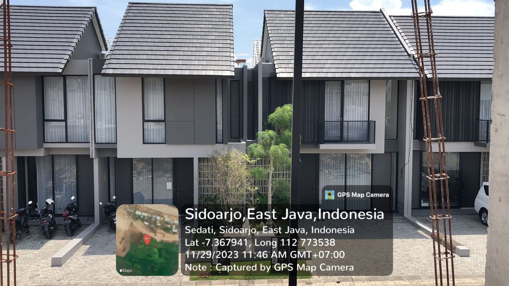 foto posisi tengah perumahan CENTRAL PARK JUANDA THE SOUTH