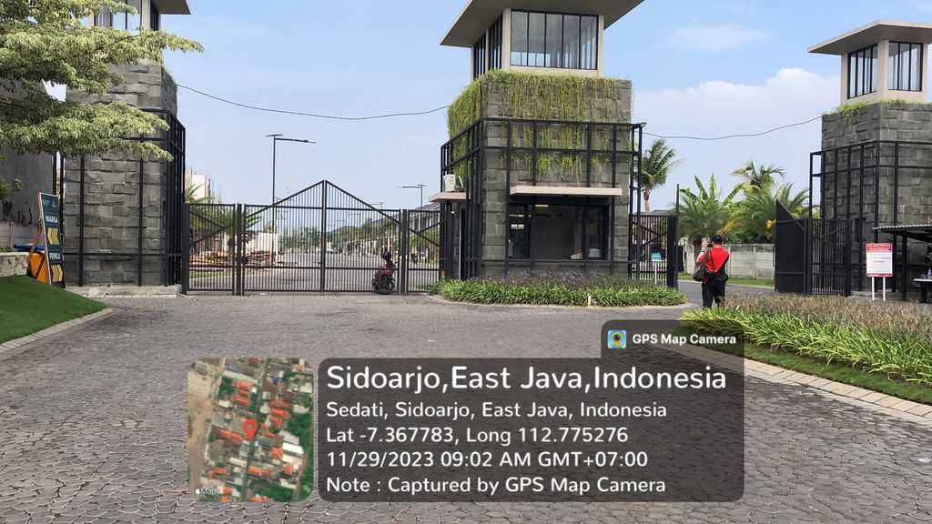 foto gerbang perumahan CENTRAL PARK JUANDA THE SOUTH