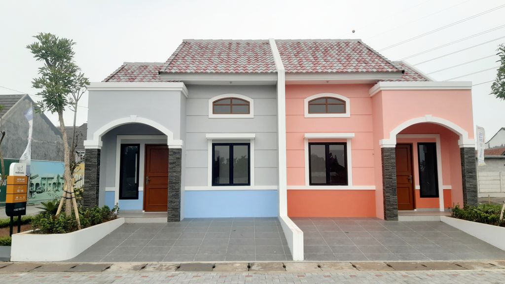 foto contoh rumah perumahan NEO MEDITERANIA