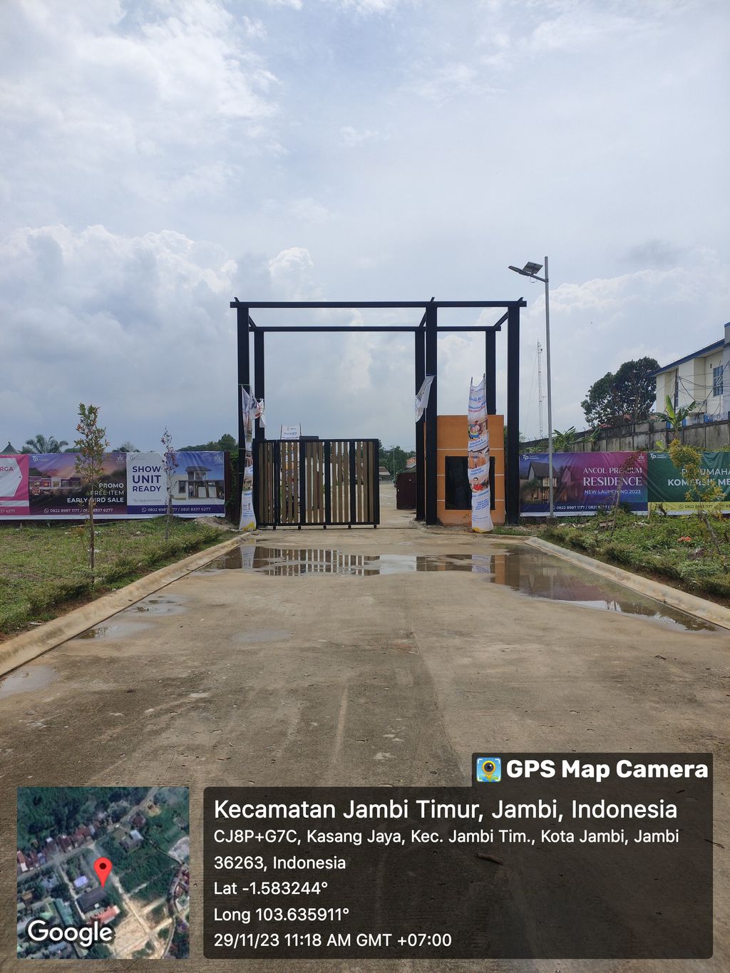 foto gerbang perumahan ANCOL RESIDENCE