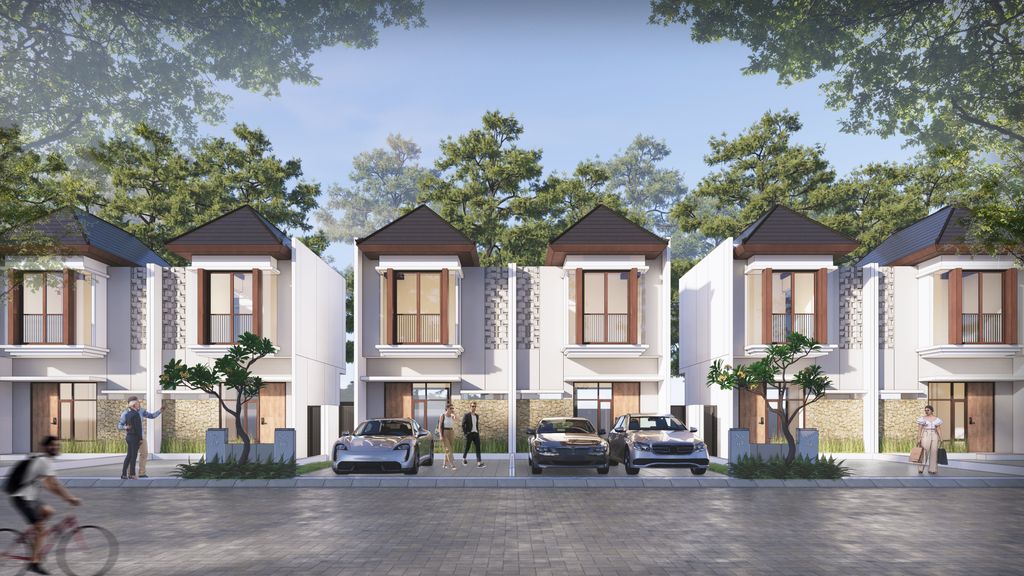foto tampak rumah tipe T_50 perumahan Tamansari Puri Bali II