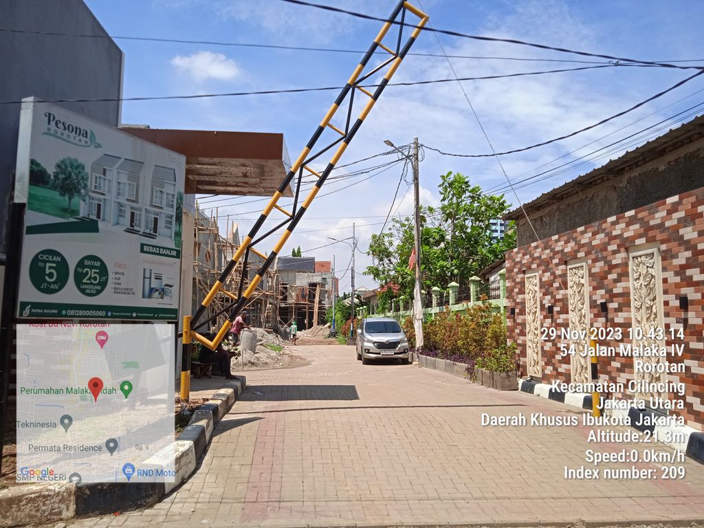 foto gerbang perumahan PESONA ROROTAN