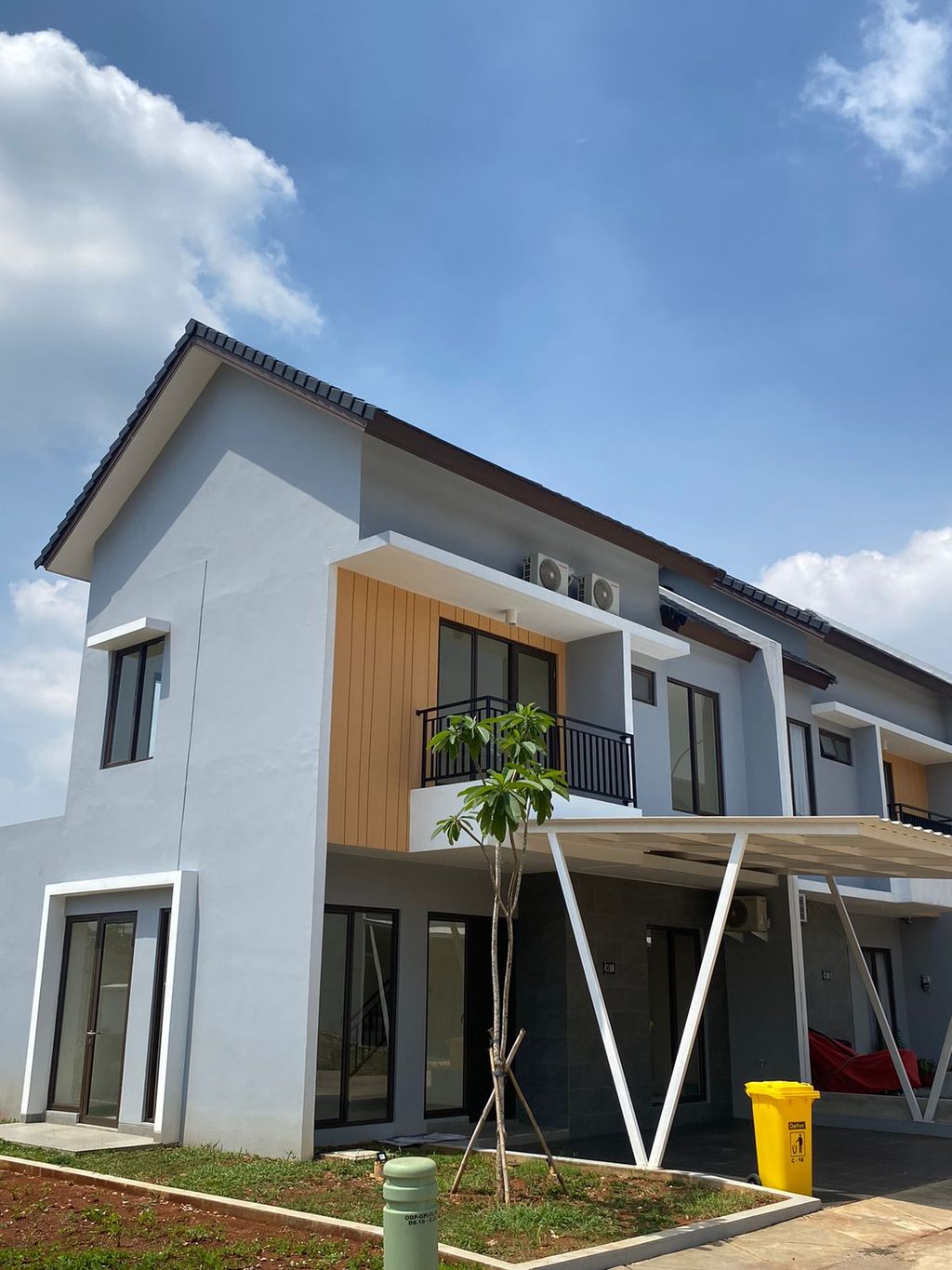 foto tampak rumah tipe AKHASA HOOK perumahan PERUMAHAN ASANA RESIDENCE THP 2