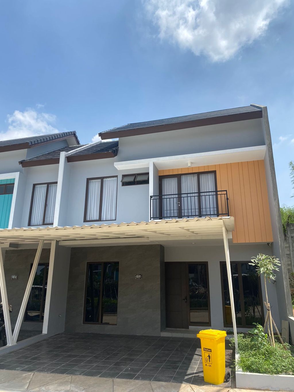 foto tampak rumah tipe AKHASA perumahan PERUMAHAN ASANA RESIDENCE THP 2