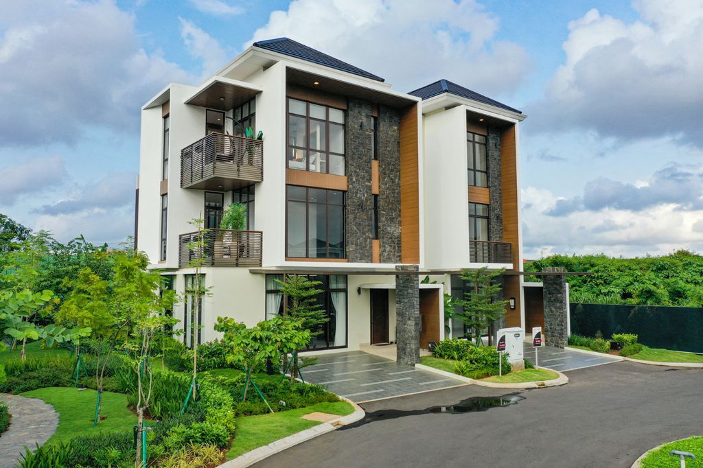 foto tampak rumah tipe Keyaki - PREMIUM perumahan MORIZEN