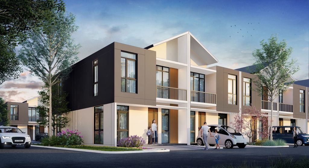 foto tampak rumah tipe TULIP B perumahan SERPONG GARDEN 2 EXTENSION