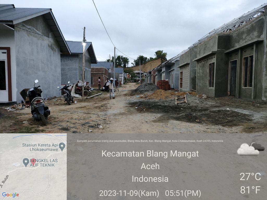 foto posisi tengah perumahan GRIYA INDAH PERMAI 3