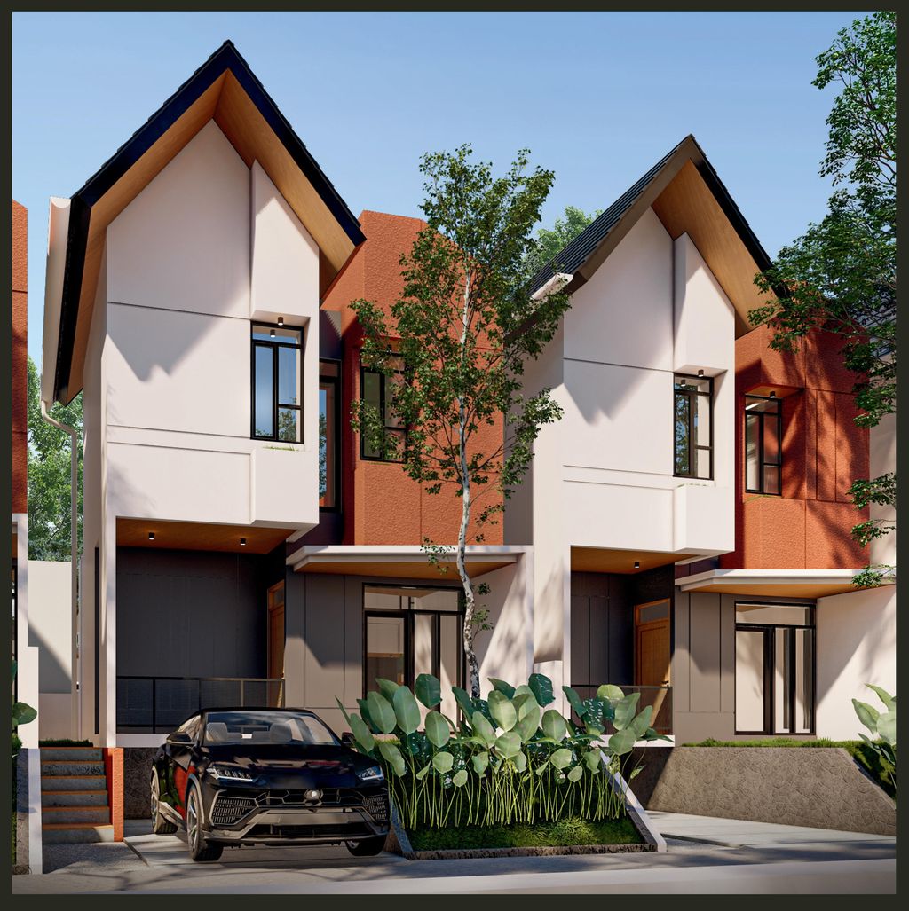 foto tampak rumah tipe 50 (WINSTON BLUE) perumahan GRAND ELBRUS