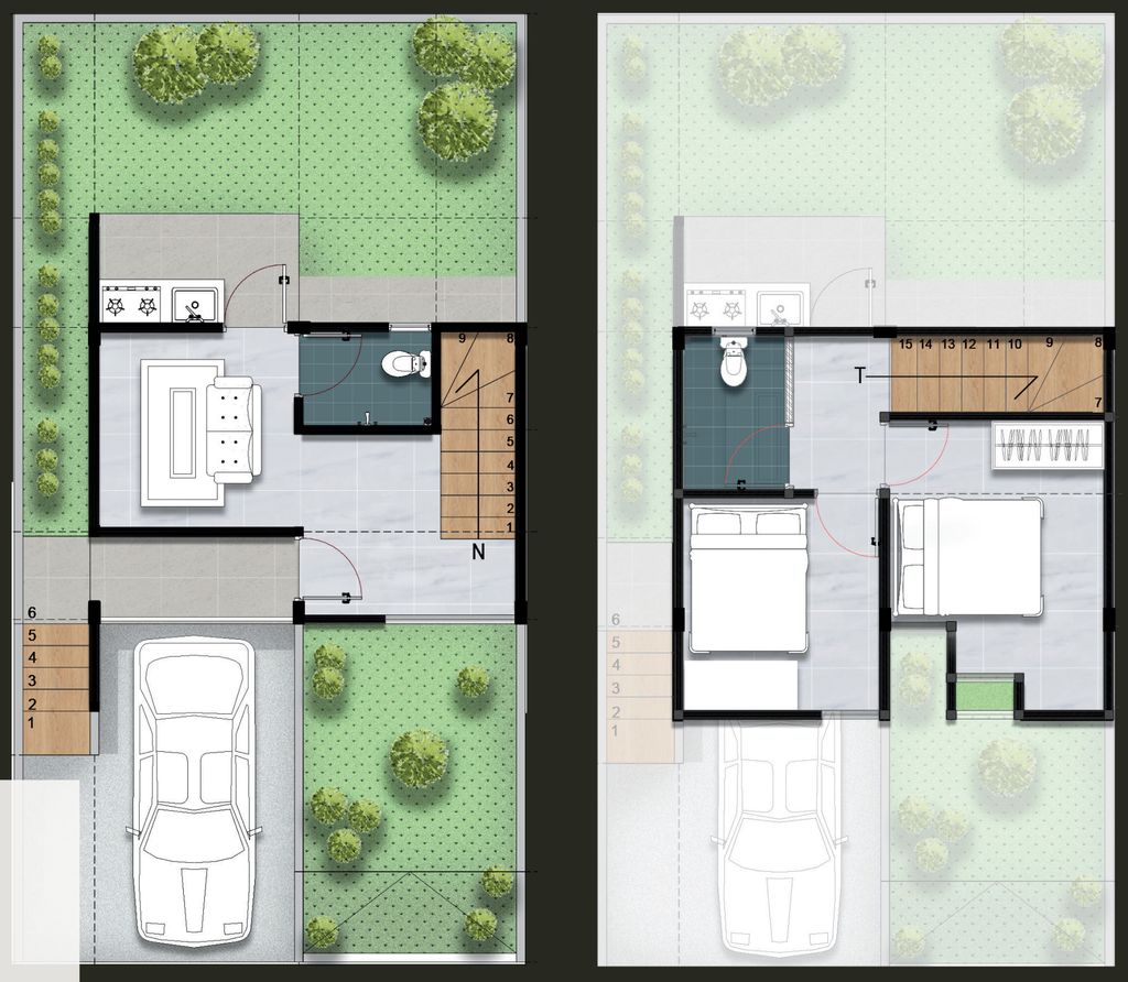 foto denah rumah tipe 50 (WINSTON BLUE) perumahan GRAND ELBRUS