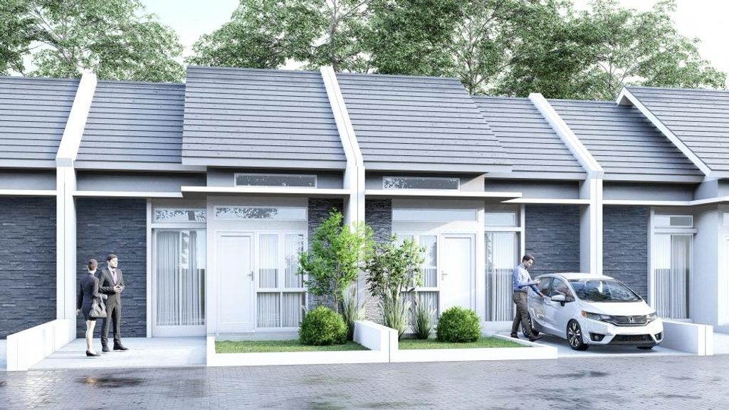 foto tampak rumah tipe 30 perumahan ROYAL REGENCY DOROGOWOK