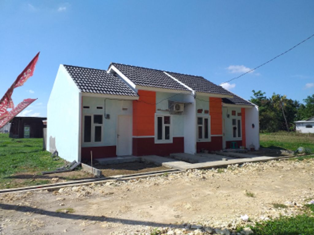 foto tampak rumah tipe SUKAMANAH perumahan griya artha sukamanah tahap 2