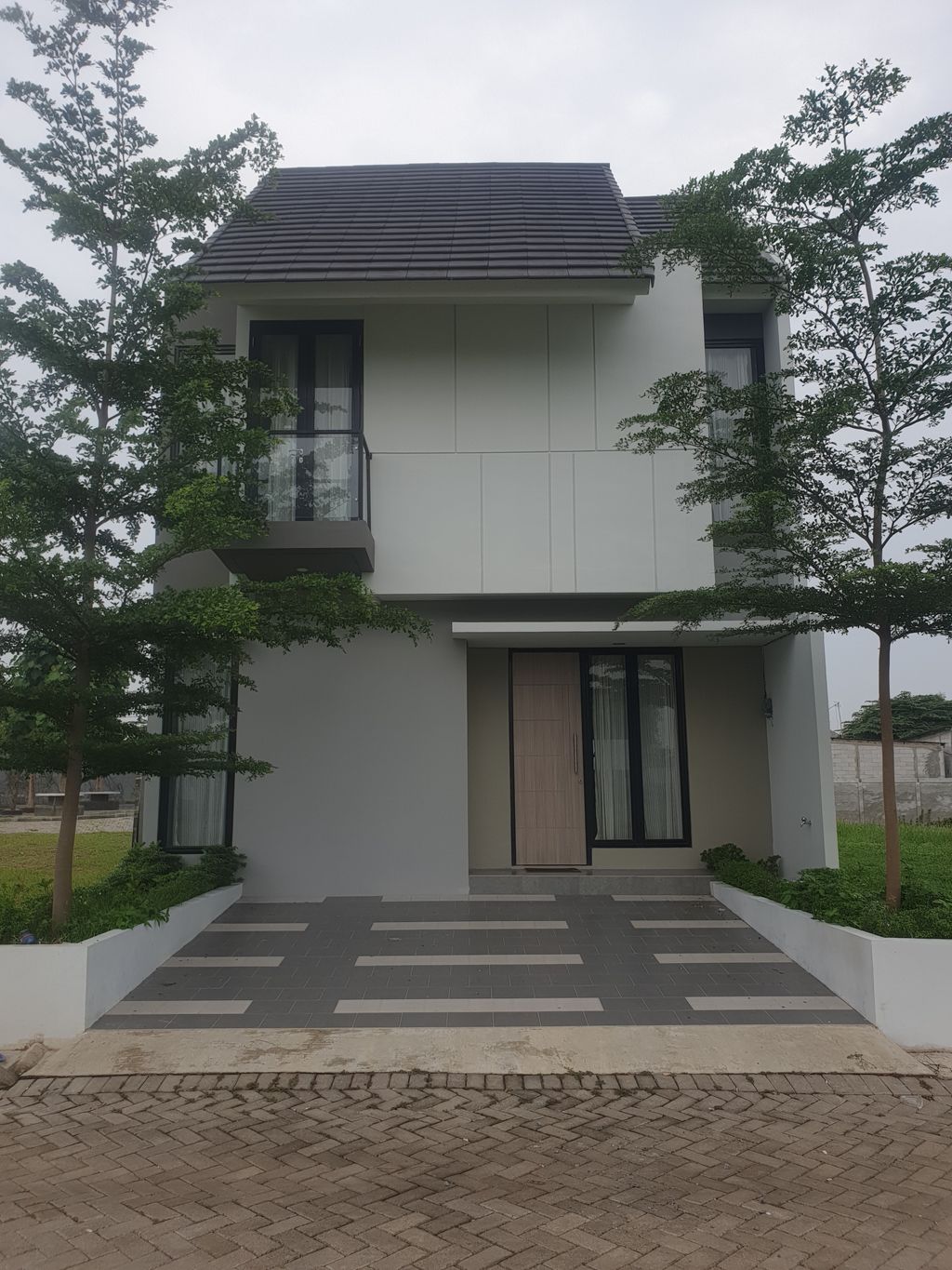 foto contoh rumah perumahan De garden