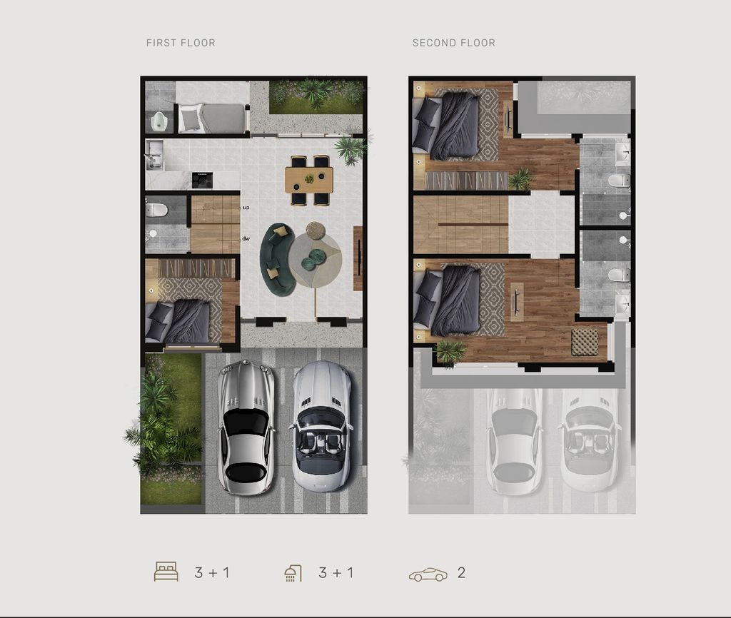 foto denah rumah tipe DS 1.2 perumahan Dian Istana White House