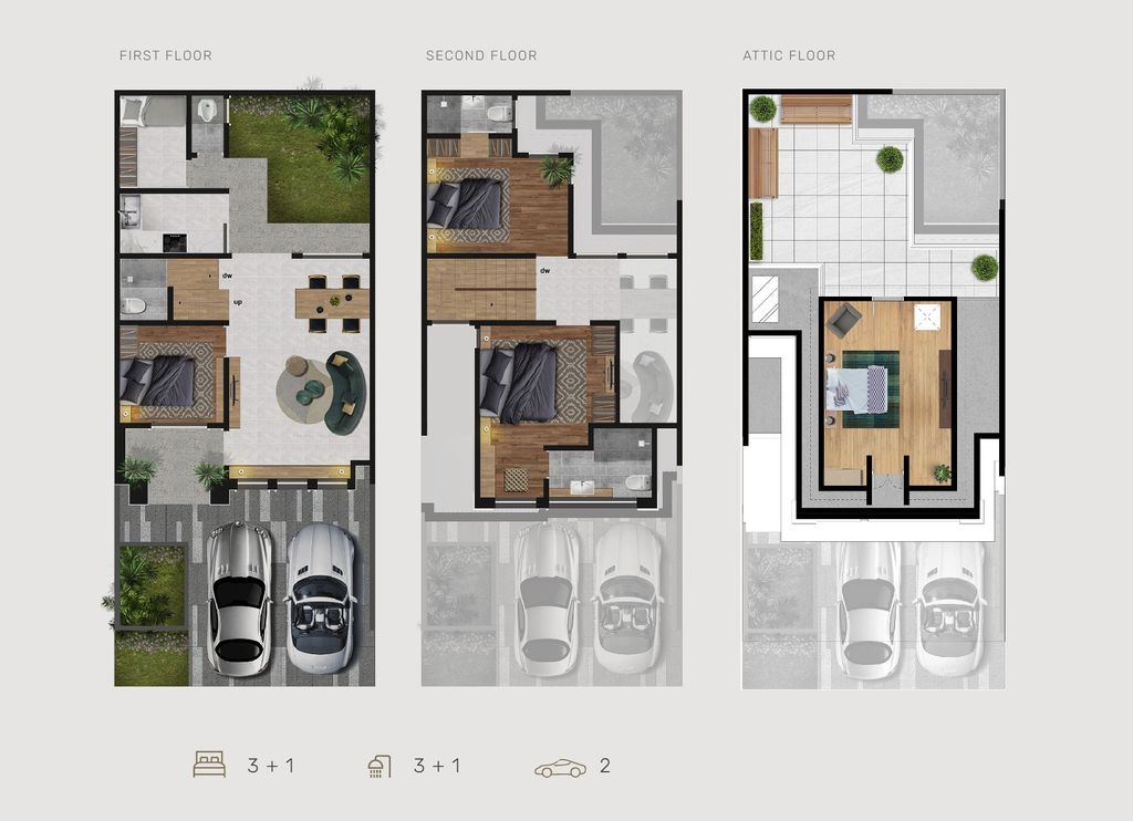 foto denah rumah tipe DS 3.0 perumahan Dian Istana White House