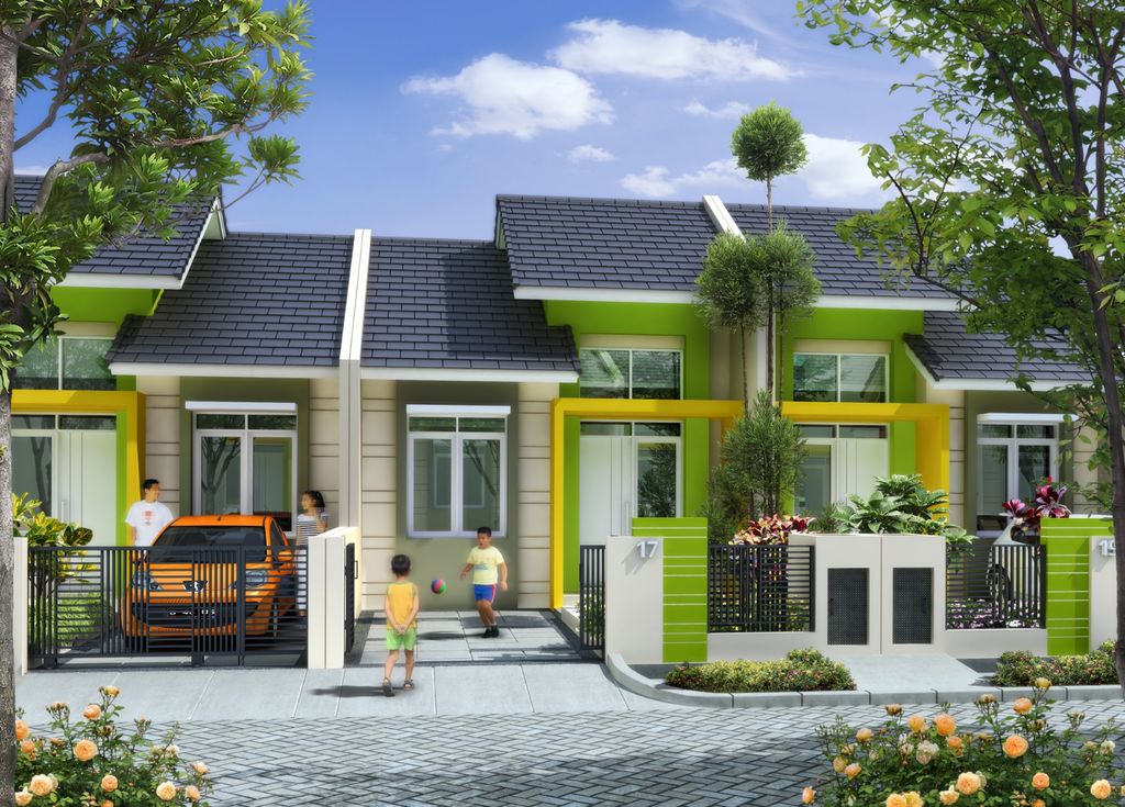 foto tampak rumah tipe 36 Alpinia perumahan GRAND NUSA INDAH 2