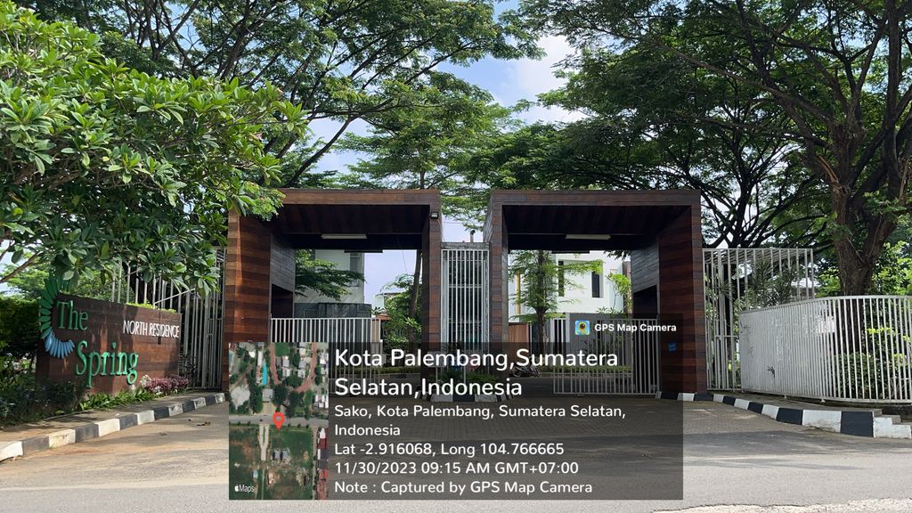 foto gerbang perumahan THE SPRING RESIDENCE