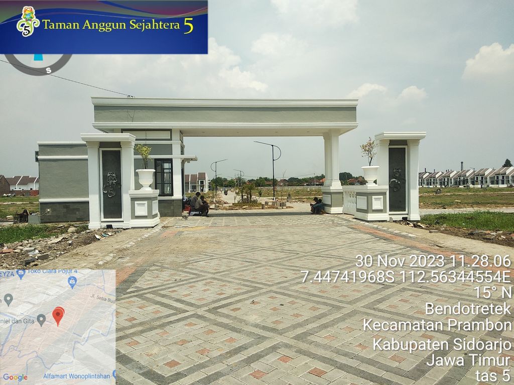 foto gerbang perumahan TAMAN ANGGUN SEJAHTERA 5 K