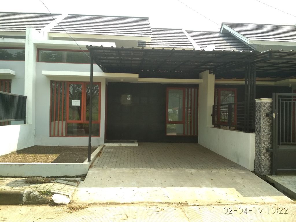 foto tampak rumah tipe 54 (2023) perumahan GRAHA KENCANA BATUJAJAR