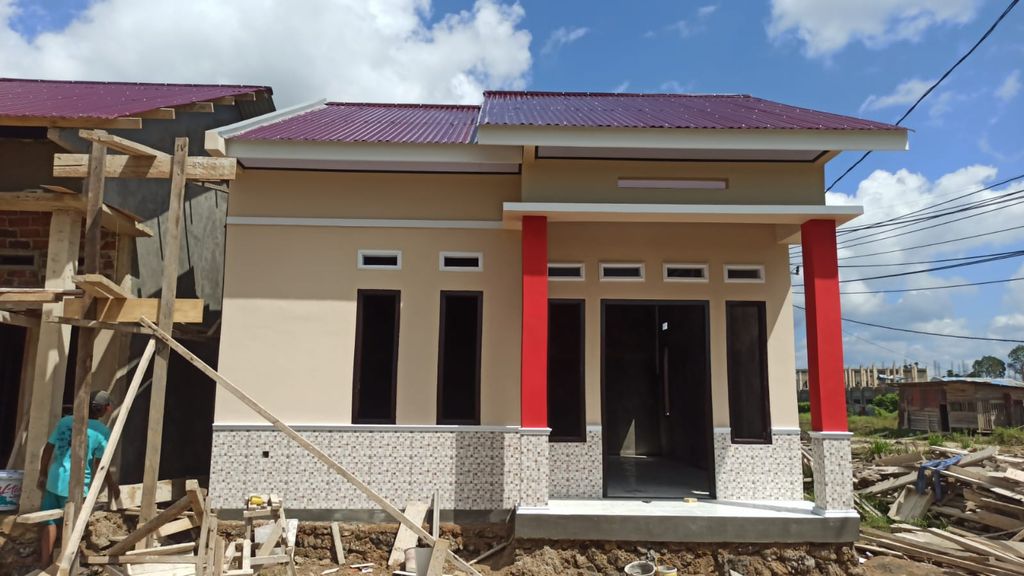 foto tampak rumah tipe SUBSIDI perumahan AQWA MULIA RESIDENCE 06