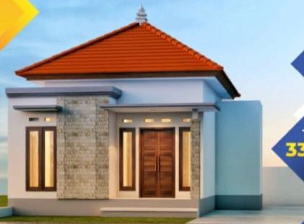 foto tampak rumah tipe SUBSIDI perumahan WISMA LESTARI BALUK