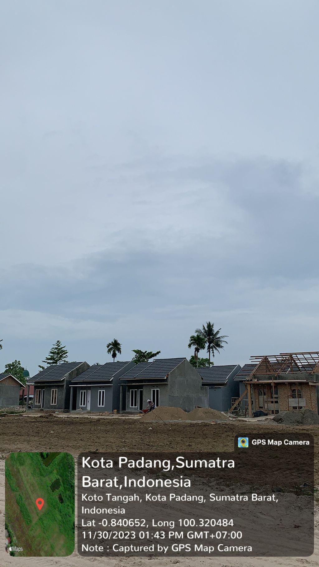 foto posisi tengah perumahan Green House