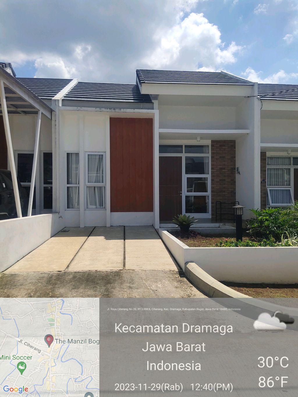 foto contoh rumah perumahan THE MANZIL BOGOR thp 2