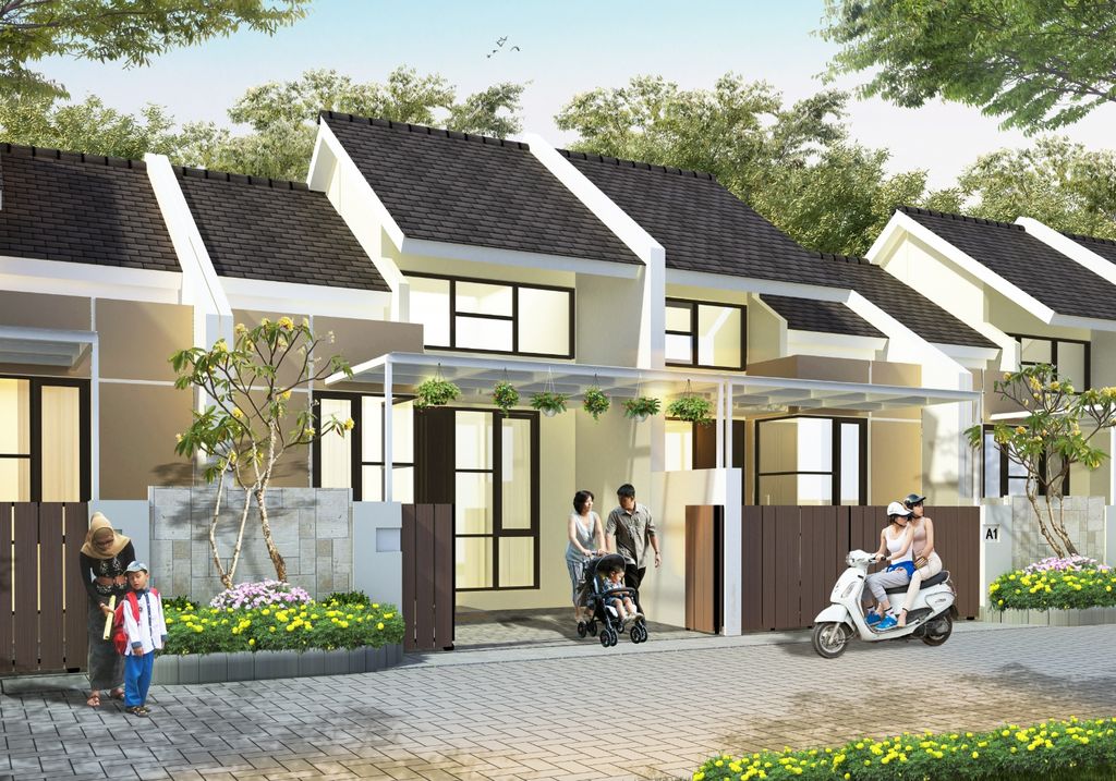 foto tampak rumah tipe GRAND VIEW KARAWACI perumahan RUKO GRAND VIEW KARAWACI