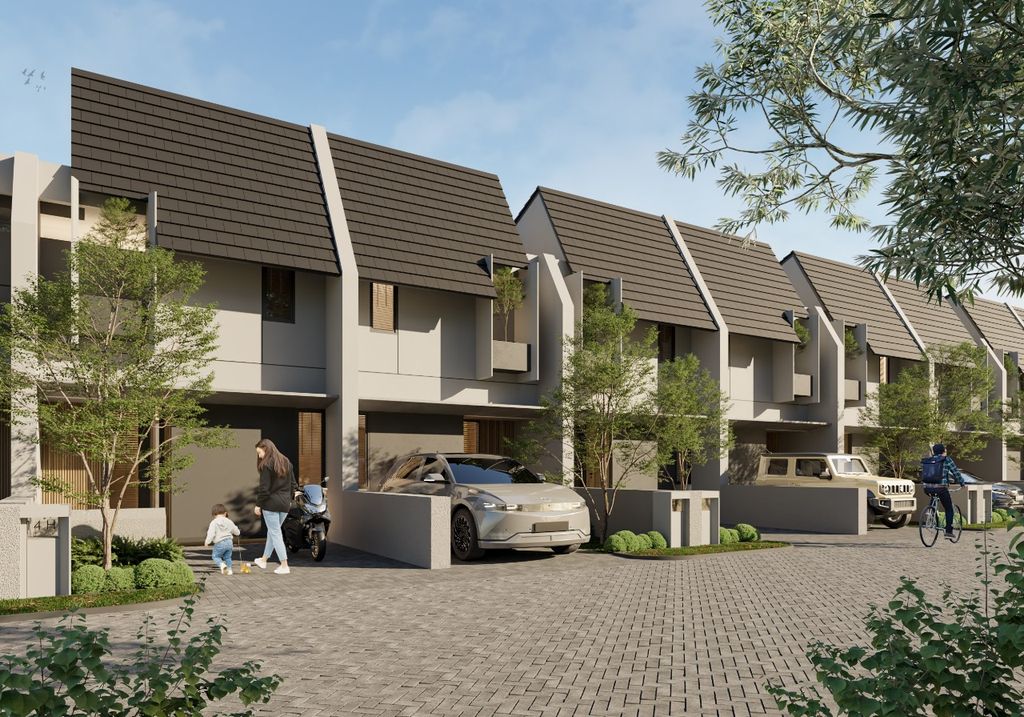 foto tampak rumah tipe 56 perumahan PERUMAHAN RAHAYU GARDEN RESIDENCE