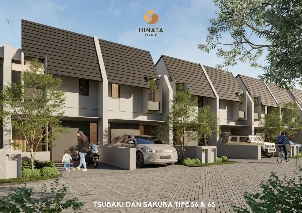 foto tampak rumah tipe 65 perumahan PERUMAHAN RAHAYU GARDEN RESIDENCE