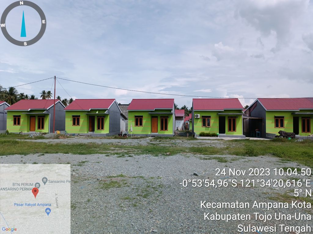 foto posisi tengah perumahan Sansarino Permai Tahap 2