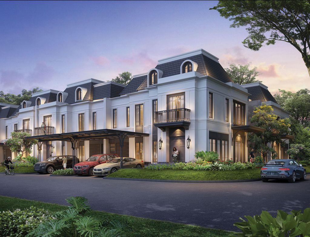 foto tampak rumah tipe Jasmia 12x15 Deluxe perumahan CLUSTER JASMIA RESIDENCE