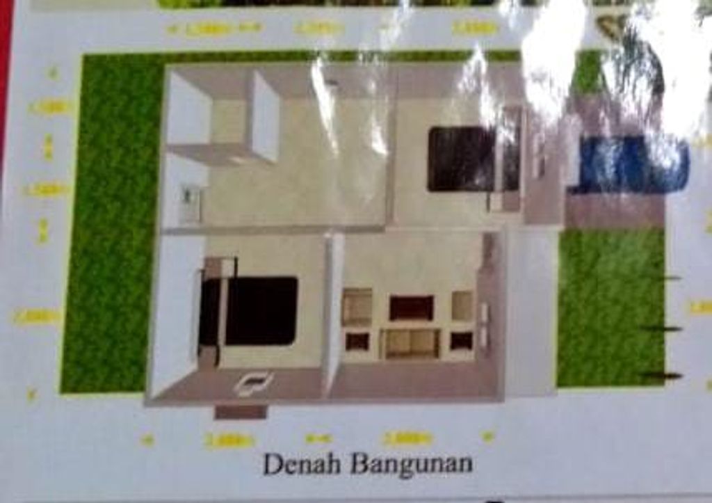 foto denah rumah tipe 36 perumahan Cempaka mas residence 4