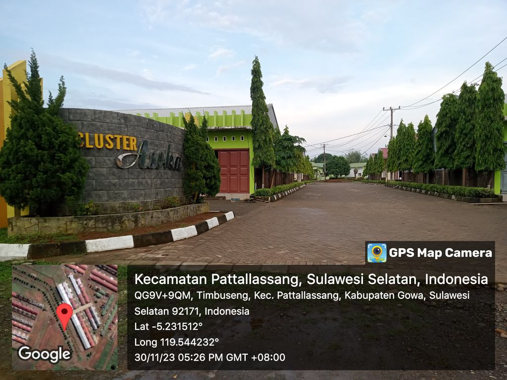 foto gerbang perumahan Bumi Palewagau Permai