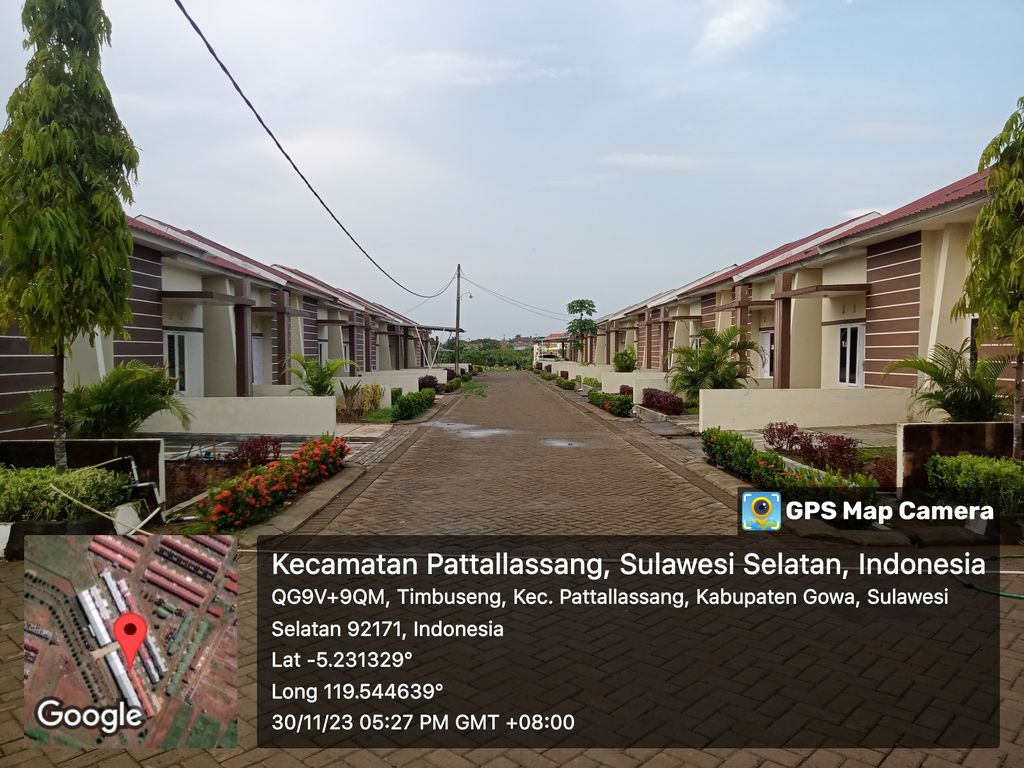 foto posisi tengah perumahan Bumi Palewagau Permai