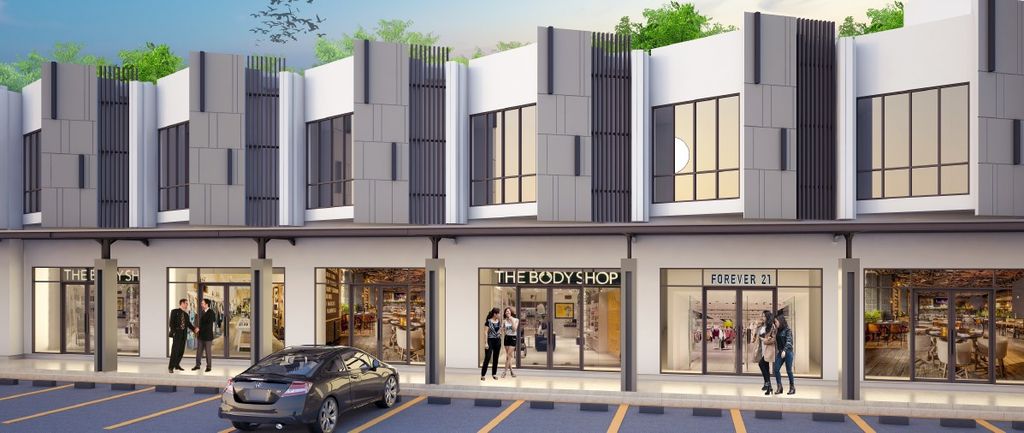 foto tampak rumah tipe T6 perumahan Kota Modern - The Golf Boulevard