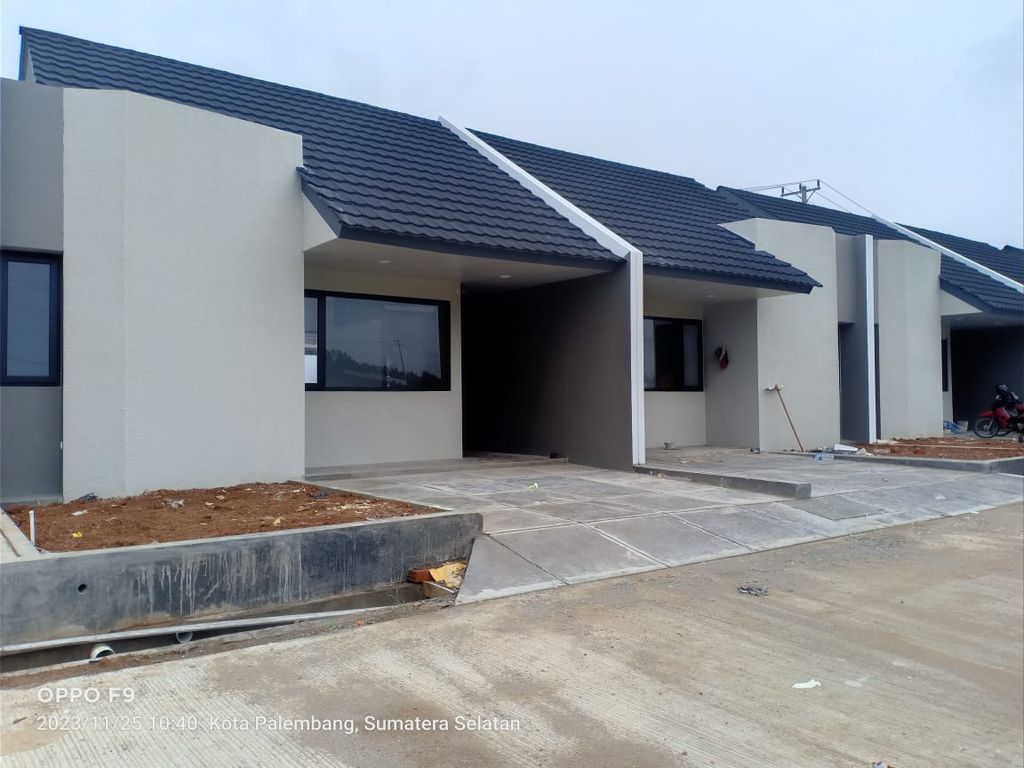 foto tampak rumah tipe Banjo perumahan Perumahan Rumah Baru Cluster Alicia