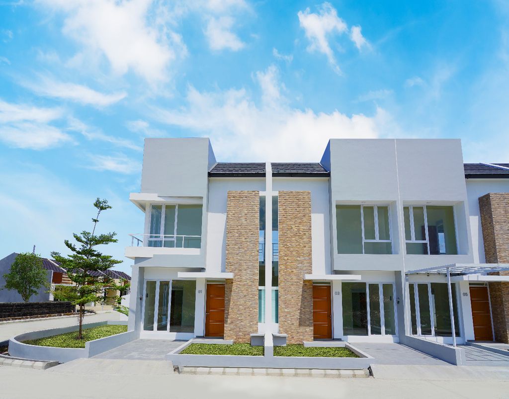 foto tampak rumah tipe KAZA (2) perumahan GRAND SHARON RESIDENCE tahap 3