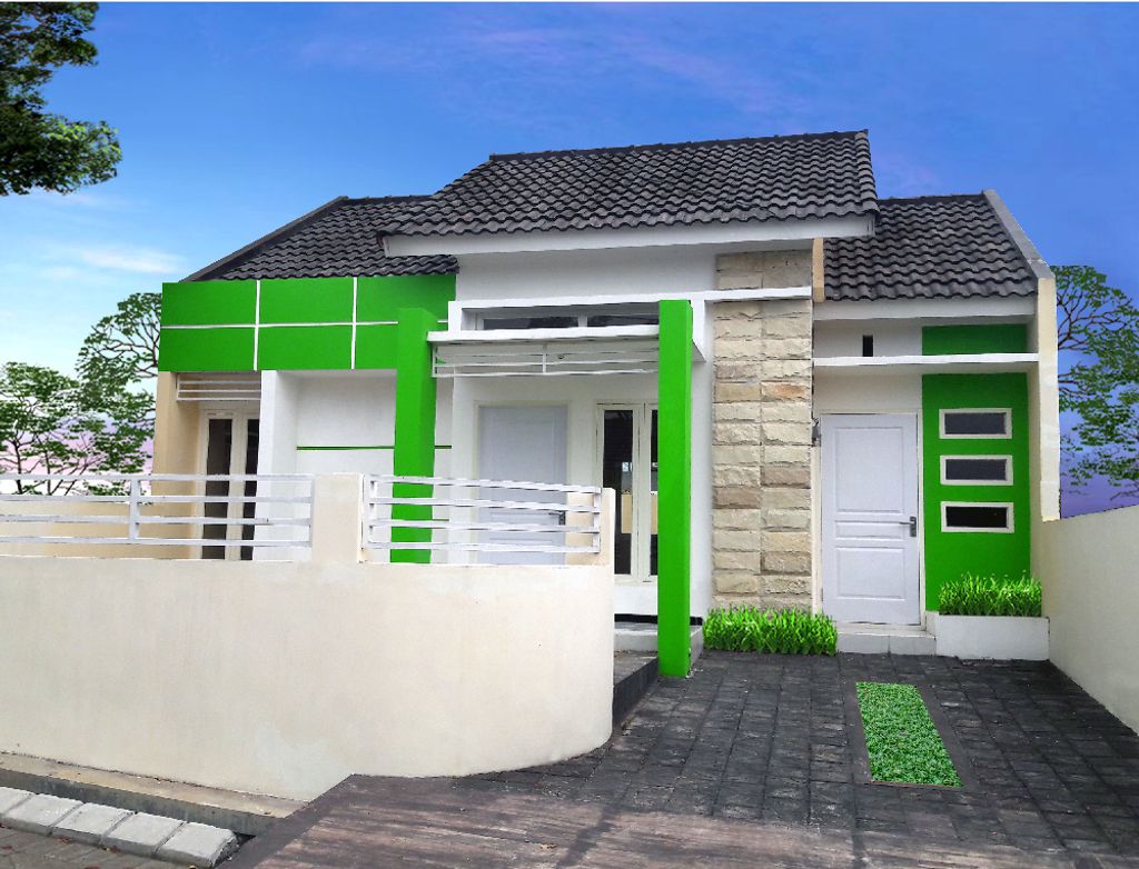 foto tampak rumah tipe T. 54 perumahan ARGOWILIS RESIDENCE
